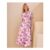 Printed Jersey Frill Hem Dress