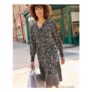 Printed Knee Length Dress