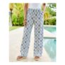 Printed Pull on Wide Leg Trousers