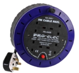 Pro Elec PEL00426 4 Socket Cassette Reel, 10A, 5m