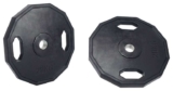 Pro Fitness Olympic Rubber Weight Plates 2 x 20kg 3x nectar points