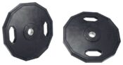 Pro Fitness Olympic Rubber Weight Plates 2 x 20kg 3x nectar points