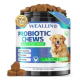 Probiotics for Dogs: Prebiotics & Enzymes, 200 Soft Chews – £13.19 S&S Voucher