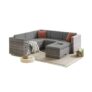 Product Information EVRE Grey Rattan Outdoor Monaco Garden Furniture 6 Piece