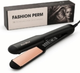 Professional Ceramic Hair Straighteners – Fast 30s Heat Up, 3D Floating Plates for Sleek & Frizz-Free Styling, Adjustable Temp 150C-230C, Dual Voltage Travel Flat Iron for All Hair Types