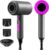 Professional Ionic Hair Dryer, 1800W AC Motor Fast Drying, Overheat Protection, Portable Hairdryer with 1 Diffuser & 2 Concentrator, Cool Shot Button for Home Travel Salon for All Hair Types
