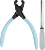 Professional Pet Nail Clippers & Nail File – Stainless Steel Dog & Cat Nail Trimmer with Safety Guard, Heavy Duty Claw Cutter for Small, Medium, Large Dogs, Cats, Rabbits, Parrots, Guinea Pigs