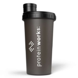 Protein Works – Sleakster Shaker Durable & Leak Proof Smoked Black 700ml