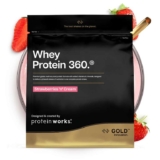 Protein Works Whey Protein 360 – Gold, Strawberries n Cream, 1.2kg