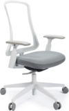ProtoArc Flexer Ergonomic Office Chair – Sliding Seat Desk Chair, Breathable Mesh from Wintex, 55D Foam Cushion, 3-Position Recline Swivel Computer Chairs for Home, Office & Study – White