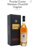 Prunier Cuvee Winston Churchill Cognac 70cl 47%