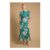 Puff Sleeve Trim Detail Panelled Tea Dress