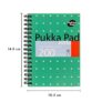 Pukka Jotta Pad A6 80gsm Ruled With Margin Wirebound 200 Pages 100 Sheets. Free Click and Collect