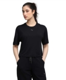 Puma Unisex Cloudspun Relaxed T-Shirt in Black, XXL