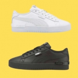 Puma Womens Jada Trainers – Black/£13.50 White Size 3 UK w/code