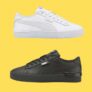 Puma Womens Jada Trainers – Black/£13.50 White Size 3 UK w/code