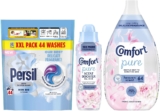 Pure Heaven Scent Complete Laundry Trio Fabric Conditioner (64 Wash), Scent Booster Elixir (460ml), Persil Capsules(44Wash), Long-Lasting Fragrance, Gentle & Fresh Laundry Care