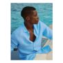 Pure Linen Shirt – Ocean Blue