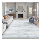 PureCozy Rug 200×300 Cm Blue Washable Living Room