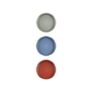 PurerHome X Eden Project Stoneware Nibbles Bowls, Set of 3, 13cm, Multi