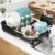 Purkeep Dish Drainer Rack, Expandable Dish Rack, Space Saving Dish Drying Rack for Kitchen Counter, Dish Drainer Rack with Drain Board, Utensil Holder