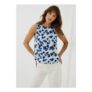 Purple Floral Vest Top