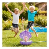 Purple Kids Water Sprinkler Toy for Lawn