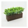 Purple & White Artificial Planter