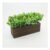 Purple & White Artificial Planter