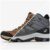 QUECHUA Mens high-rise waterproof hiking boots, MH500 – Grey/Brown (Free C&C)