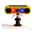 QXMH Solar Outdoor Motion Sensor Alarm with 129dB Siren, Red/Blue