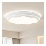 Qamra 49cm LED Flush Mount Ceiling Light, White Acrylic
