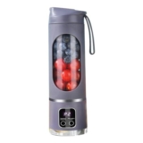 Qeunrtiy USB Rechargeable Portable Blender 8-Blade Ice Crusher, 3 Modes
