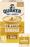 Quaker Oat So Simple Banana Porridge Sachets, 348 g
