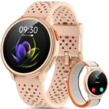 Quican Smart Watch, 1.27 Round, Answer/Make Call, Pink (voucher & discount at checkout) Sold by Quican / FBA