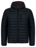 Quilted Hooded Puffer Jacket with Zip Pockets with Code (3 Colours available, S-XXL)