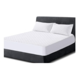 Quilted Poly-Cotton Mattress Protector, Fitted, 30cm Deep, 70×140 Cot Bed