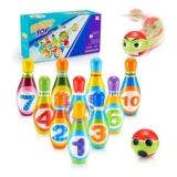 Qukir Bowling Toy for 1 2 3 4 Year Old Boy Girl Gift