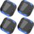 Quntis Solar Decking Lights 4 Pack, Blue Solar Ground Light IP65 Waterproof, Pressure Resistant 3 Tons Driveway Lights for Stair Garden Step Pathway Walkway Patio Front Door