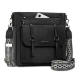RAINSMORE Cross Body Bag Women Soft PU Leather