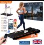 RAMYPOKET Foldable Walking Pad With 9% Incline 18KM/H 120KG Capacity Treadmill for Home & Office