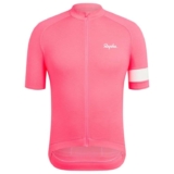 RAPHA Mens Core Lightweight Cycling Jersey (High-Vis Pink)