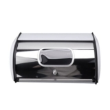 RASTKY Airtight Bread Box with Window, White