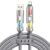 RAVIAD 4 in 1 Multi Charger Cable 1.2M 240W with RGB LED Light, USB C/USB A to Lightning, USB C/USB A to Type C – Sold by LUOYUAN-UK