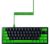RAZER PBT Keycaps & Coiled Cable – UK/US Layout, Lime Green
