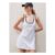 REAKTIV White Scoop Neck Tennis Dress L