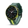 REFLEX ACTIVE Series 54 Smart Watch Green with Green & Yellow Silicone Strap