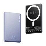 REMAX Vocard Pro Series 5000mAh Magnetic Wireless Power Bank, Blue – Welcome Offer via App Only