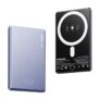 REMAX Vocard Pro Series 5000mAh Magnetic Wireless Power Bank, Blue – Welcome Offer via App Only