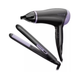 REMINGTON Style Essentials Hair Dryer & Hair Straightener Set